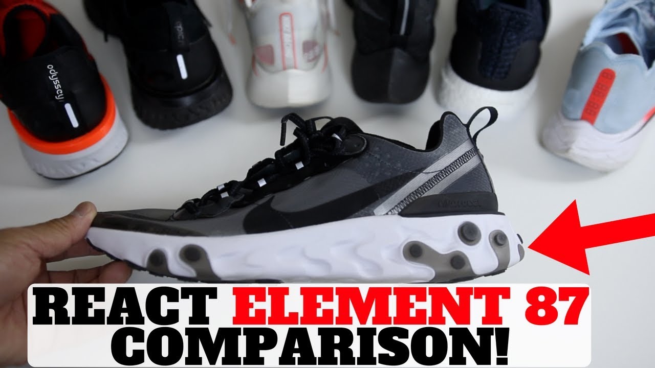 REACT ELEMENT 87 vs ULTRA BOOST & React Comparison! - YouTube