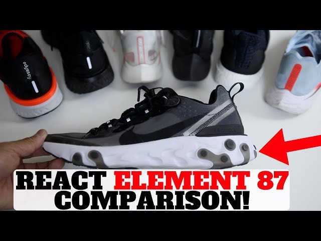 nike react element 55 vs ultra boost