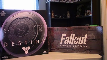 unboxing Destiny Shield and Fallout super Sledge