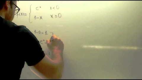 Continuidad y limites de funcion a trozos Matematicas 2º Bachillerato Academia Usero Estepona