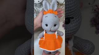 Нежная Зайка 🐰 Instagram lena.toys.aktau #crochet #amigurumi #handmade #игрушкисвоимируками