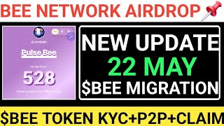 📌BEE NETWORK AIRDROP|| 22 MAY NEW UPDATE🤯$BEE KYC+MIGRATION+CLAIM UPDATE