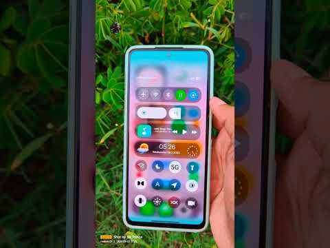 MIUI MODED CONTROL CENTER #iphone #appleiphone #xiaomi
