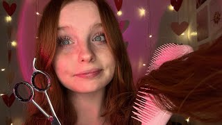 ASMR Cozy Haircut & Pamper Session ☁️ (Layered Sounds)