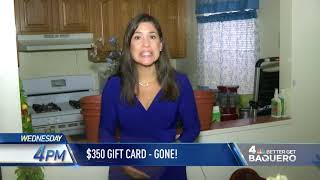 News 4 New York: Better Get Baquero: Gift Card - Gone promo