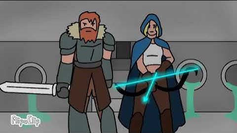 short animation (warior & hunter vs sewer bos) [shattered pixel dungeon]