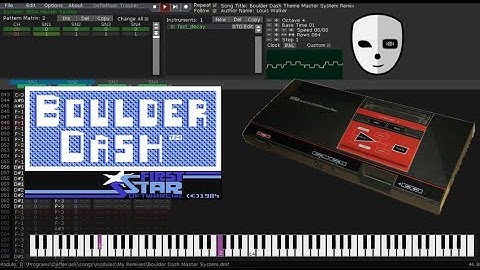 [Deflemask] Boulder Dash Theme Master System Remix