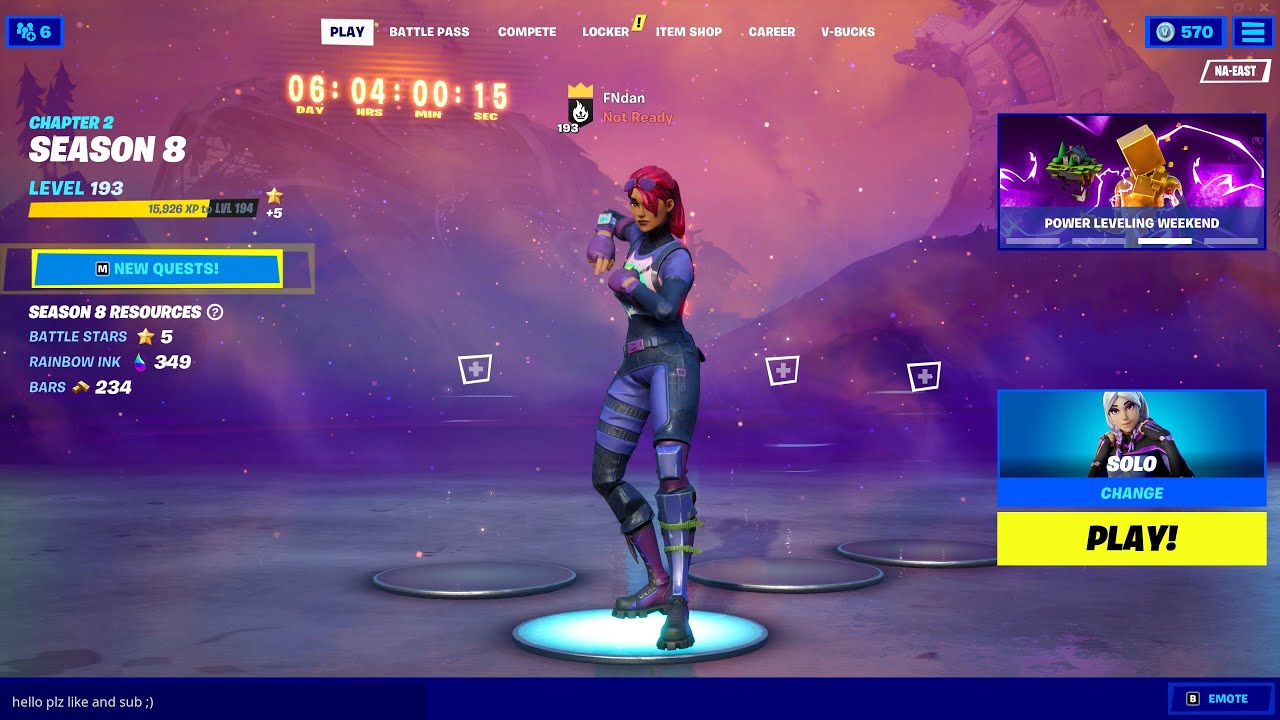 Fortnite lobby dance for tiktok!