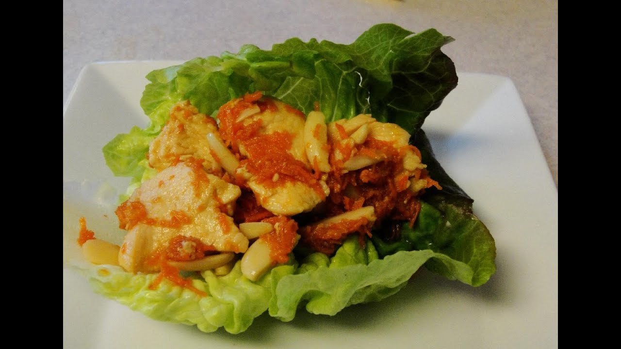 Chicken Lettuce Wraps YouTube