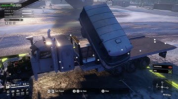 Snowrunner - how to fling trucks without using forklift.
