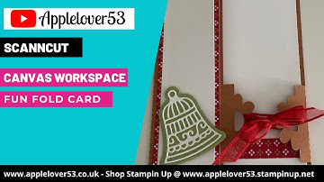 Live 10th October 2021 - Canvas Workspace Fun Fold Card