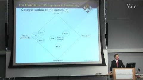 TEEB@YALE Highlights: Measuring to Manage; Indicators & Accounting Systems - Pavan Sukhdev