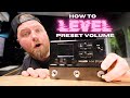 How to level presets on line 6 hx stomp  pod go  helix tutorial