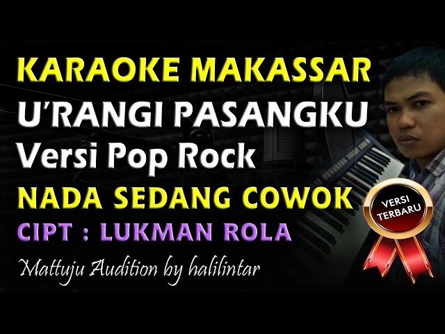 Karaoke Urangi Pasangku || Nada Sedang Cowok Lukman Rola class=