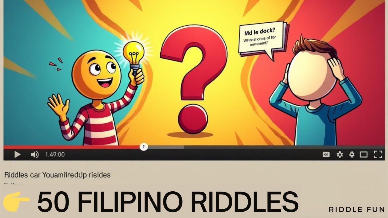 50 Fun Filipino Riddles with Answers | Tagalog Bugtong Challenge - YouTube
