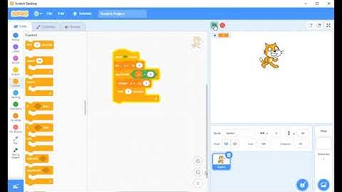 Scratch Applications   Repeat Until and Forever Loop commands