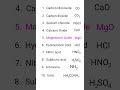 Some important Compounds name (यौगिक का नाम) #chemistrywalavikash#chemistrynotes#compound #comment