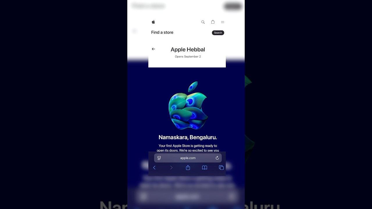 New Apple Store Hebbal at Bengaluru 