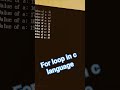 using for loop in c langauge | c me for ka loop statement