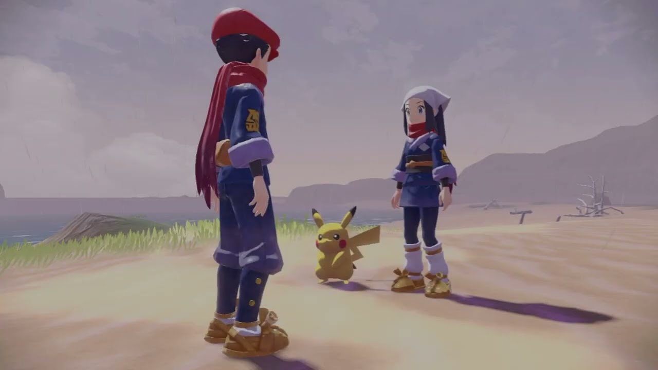 Pokémon Legends Arceus PT59: Coastland Showdown, Squilum Vs Akari