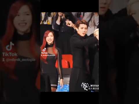 TWICE MINA AND EXO SEHUN from fangirl to kpop idol itself #mina #twice #exo #sehun #kpop