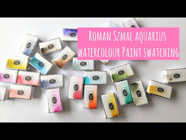 Colour Mixing with the Roman Szmal Aquarius Watercolours Mixing Palette -  Jackson's Art Blog