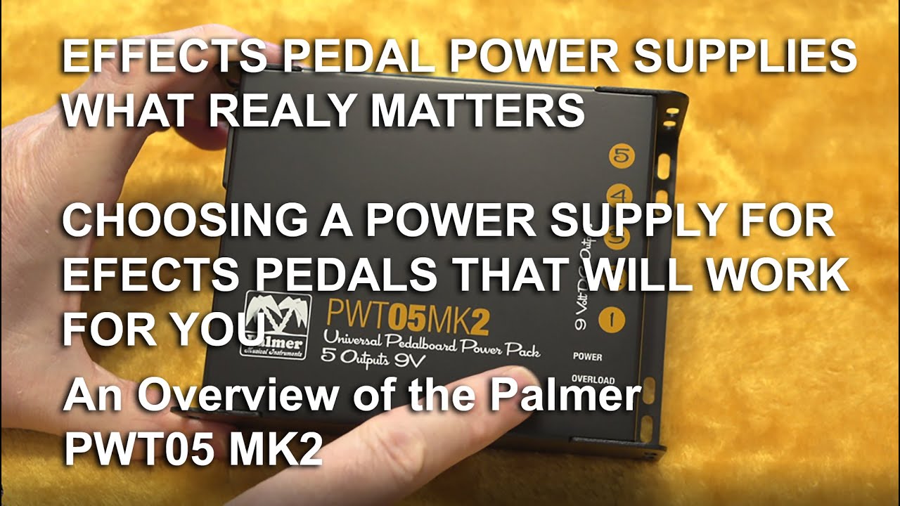 Effects Pedal Power Supplies, What Matters, Palmer PWT05 MK2 Closeup