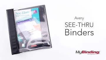 Avery See-Thru Binders