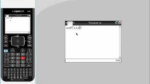 Dot Product and Cross Product