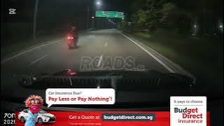 Women in Stroller in the middle of the night along KJE towards BKE (06/11/25)