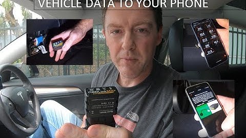 Scanmytesla part 1. Read loads of vehicle data on your smart phone from your Tesla Model 3, Y, S, X