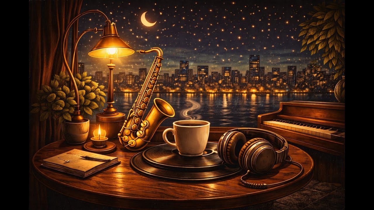 Late Night Lofi Jazz for Study & Focus