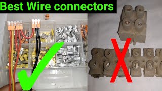 Best electrical wire connectors used in Electrical wiring in Urdu | Hindi #industrial #connectors