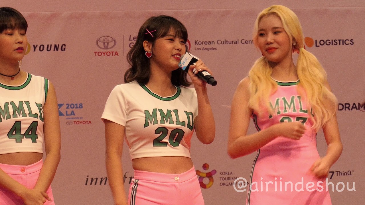 180810 Momoland (모모랜드) Q&A KCON LA 2018 fancam 직캠