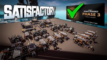 I completed Phase 3 using the worst Adaptive Control Unit factory ever | Satisfactory 1.1 (Ep. 17)