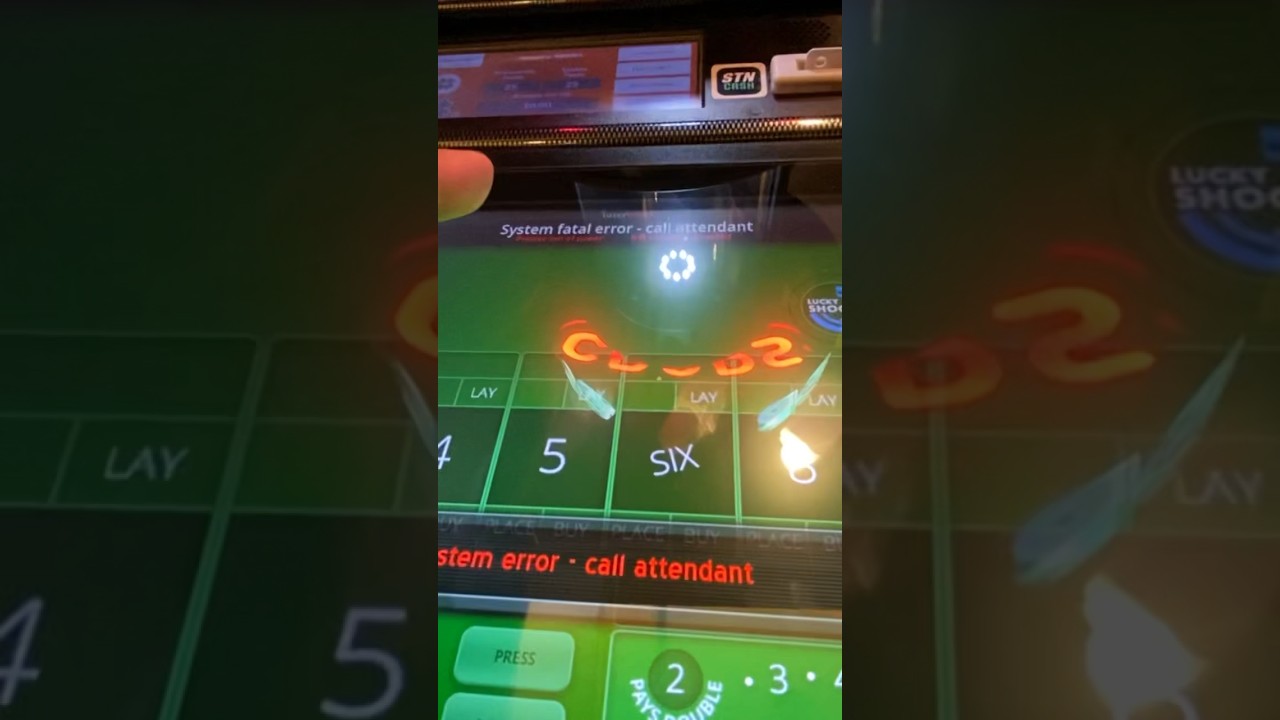 When Your Beating The Bubble Craps Machine & It Doesn’t Want You To Win