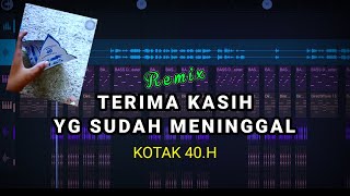 DJ TERIMA KASIH YANG SUDAH MENINGGAL VIRAL TIKTOK (Prengky Gantay Remix) FULL BASS