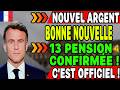 🔴 13ᵉ Pension CONFIRMÉE en France : Tous les Retraités Concernés ? Découvrez si Vous y Avez Droit !
