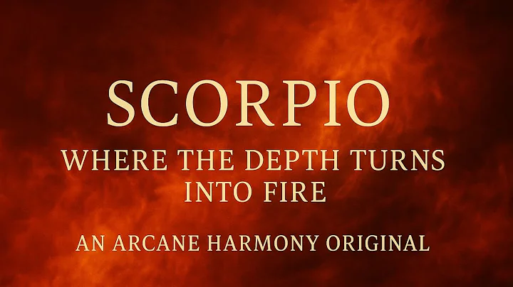 Scorpio — Where the Depth Turns Into Fire — Songs of the Zodiac | An Arcane Harmony Original