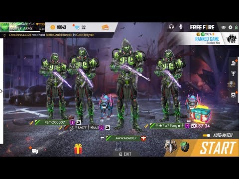 Garena Free Fire Live Rush Game Play #AAWARA007 @FREEFIRE @FREEFIRELIVE free fire live hack