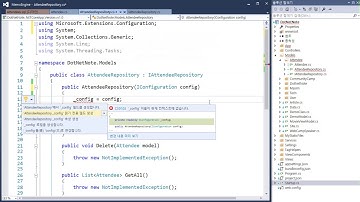 ASP.NET Core 1.0 웹 앱 만들기 03 - 인터페이스와 리파지터리 클래스 생성