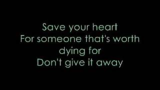 Vignette de la vidéo "Save Your Heart - Mayday Parade (with lyrics)"