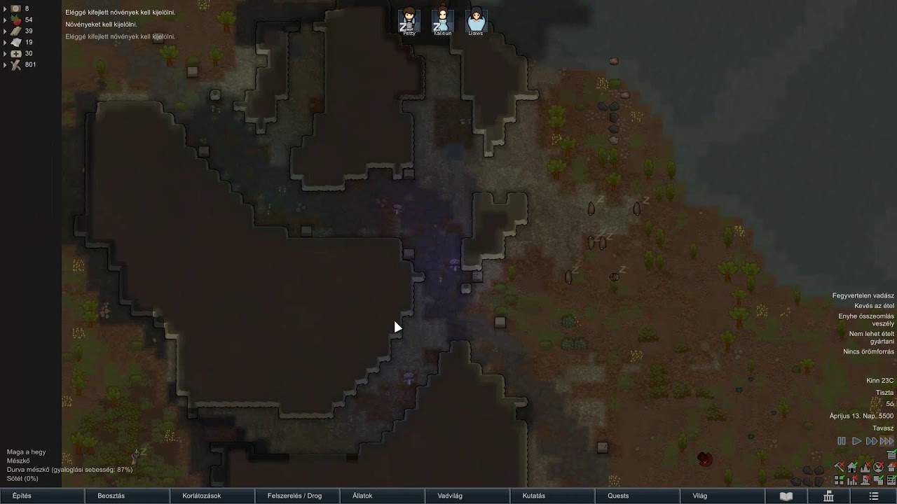 [HUN] Rimworld - Royalty 2 (First Raid - First New Member) - YouTube