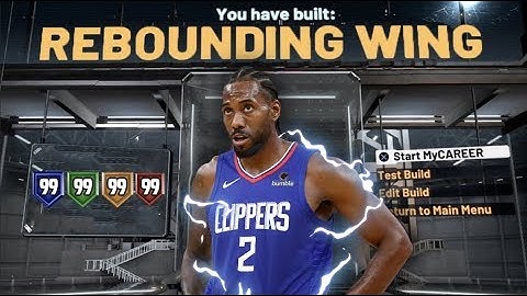 THE BEST REBOUNDING WING BUILD THAT NO ONE KNOWS! - NBA 2K20 Best Build