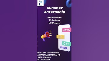 Benefits of a Summer Internship in 2024 #madurai #theni #sivagangai #virudhunagar