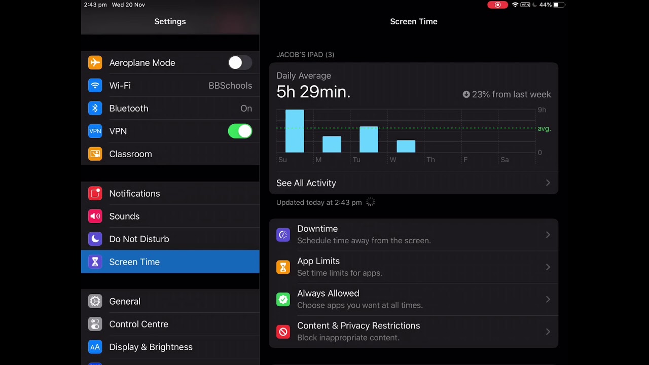 How to set a time limit YouTube