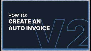 Create an Auto Invoice