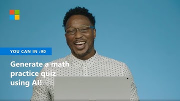 How to generate a math practice quiz in OneNote using AI!