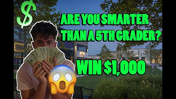 Are You Smarter Than A 5th Grader | Public Interview **WIN $1000**