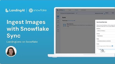 Ingest Images with Snowflake Sync | LandingLens on Snowflake